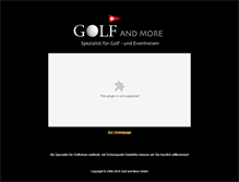 Tablet Screenshot of golfandmore.ch